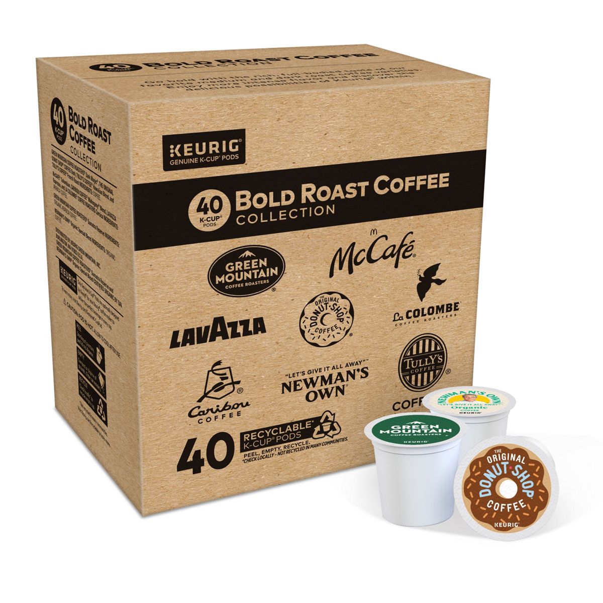 Keurig Bold Roast Coffee Collection Variety Pack K-Cup Pods