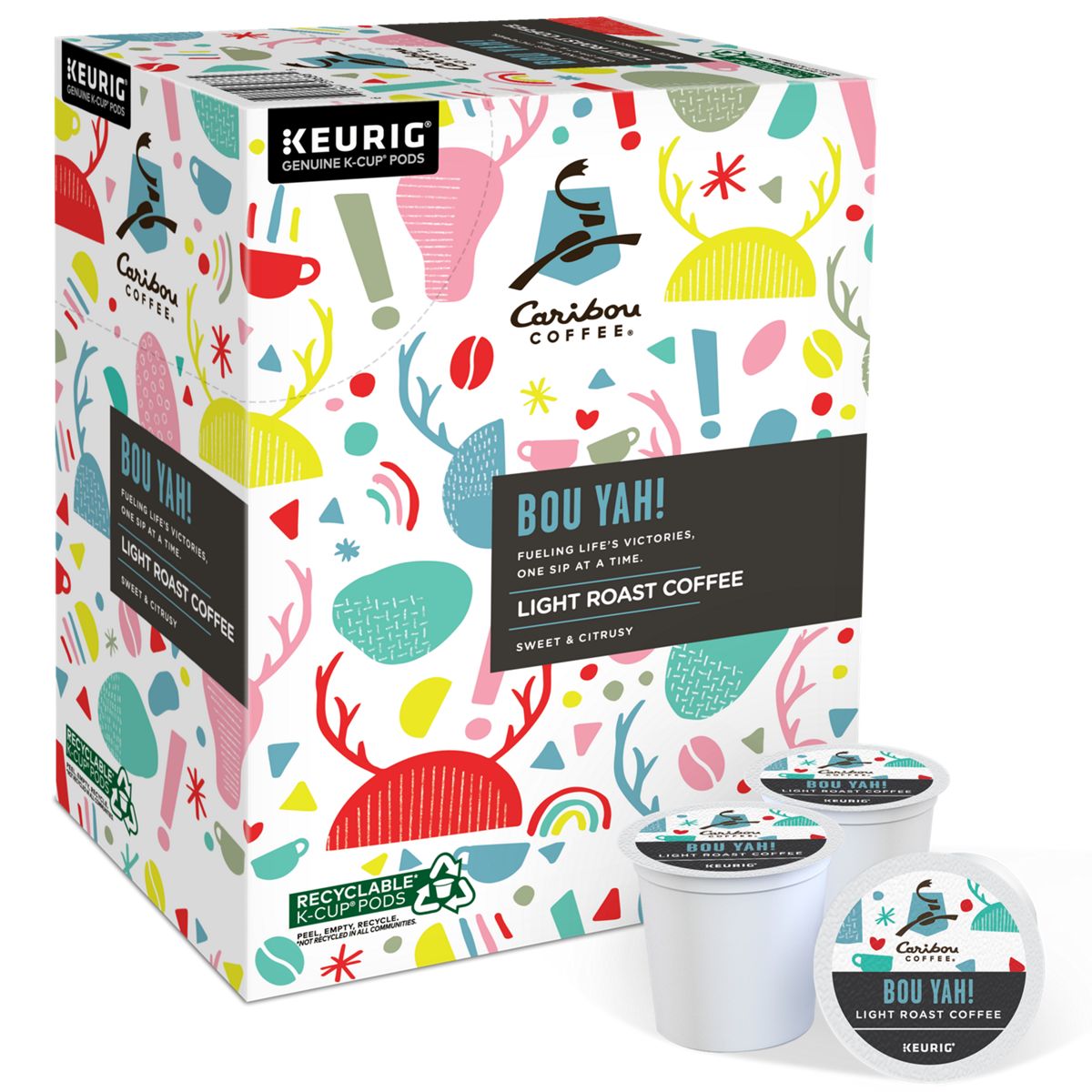 Caribou Coffee Bou Yah! Coffee K-Cup Pods