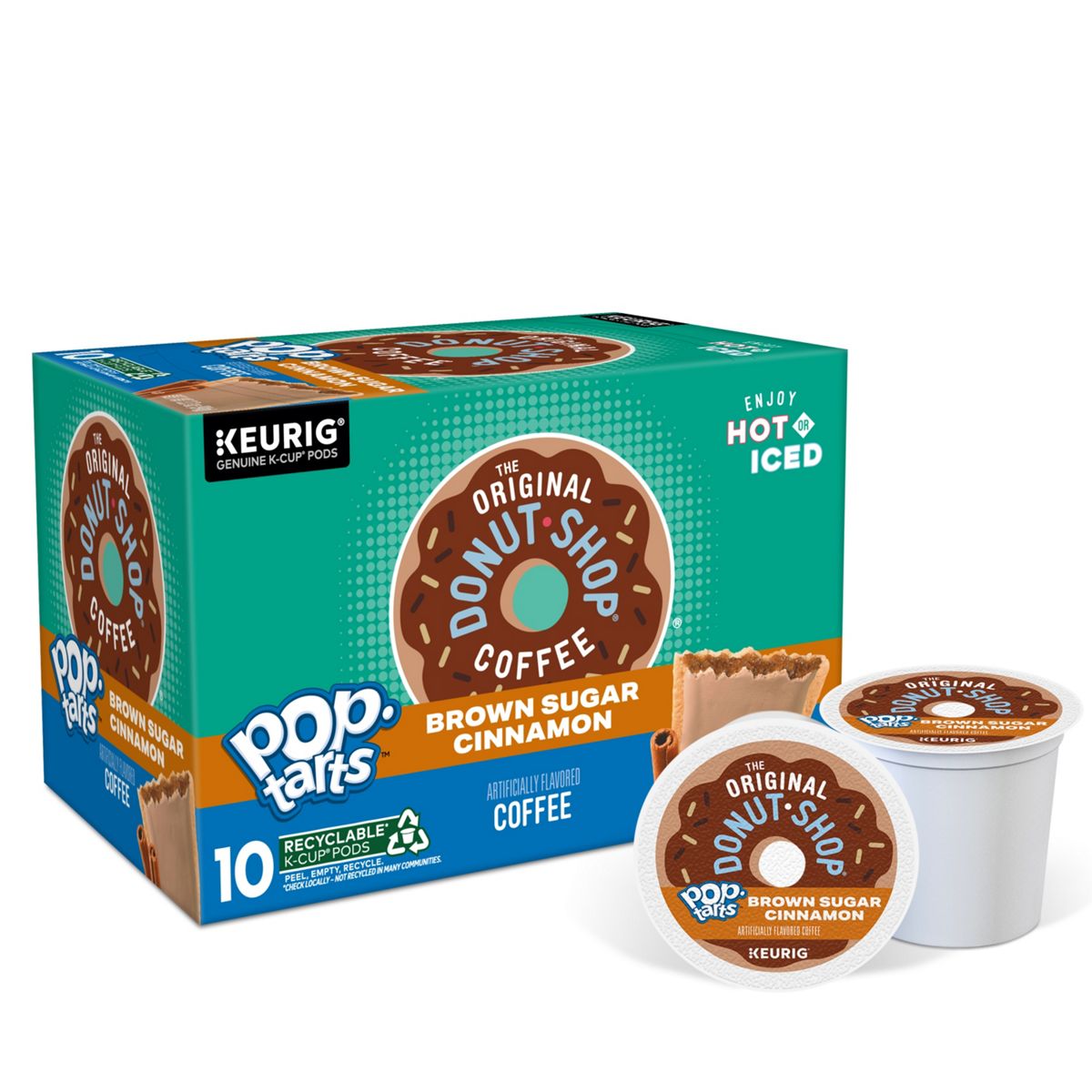 The Original Donut Shop Pop-Tarts Brown Sugar Cinnamon K-Cup Pods