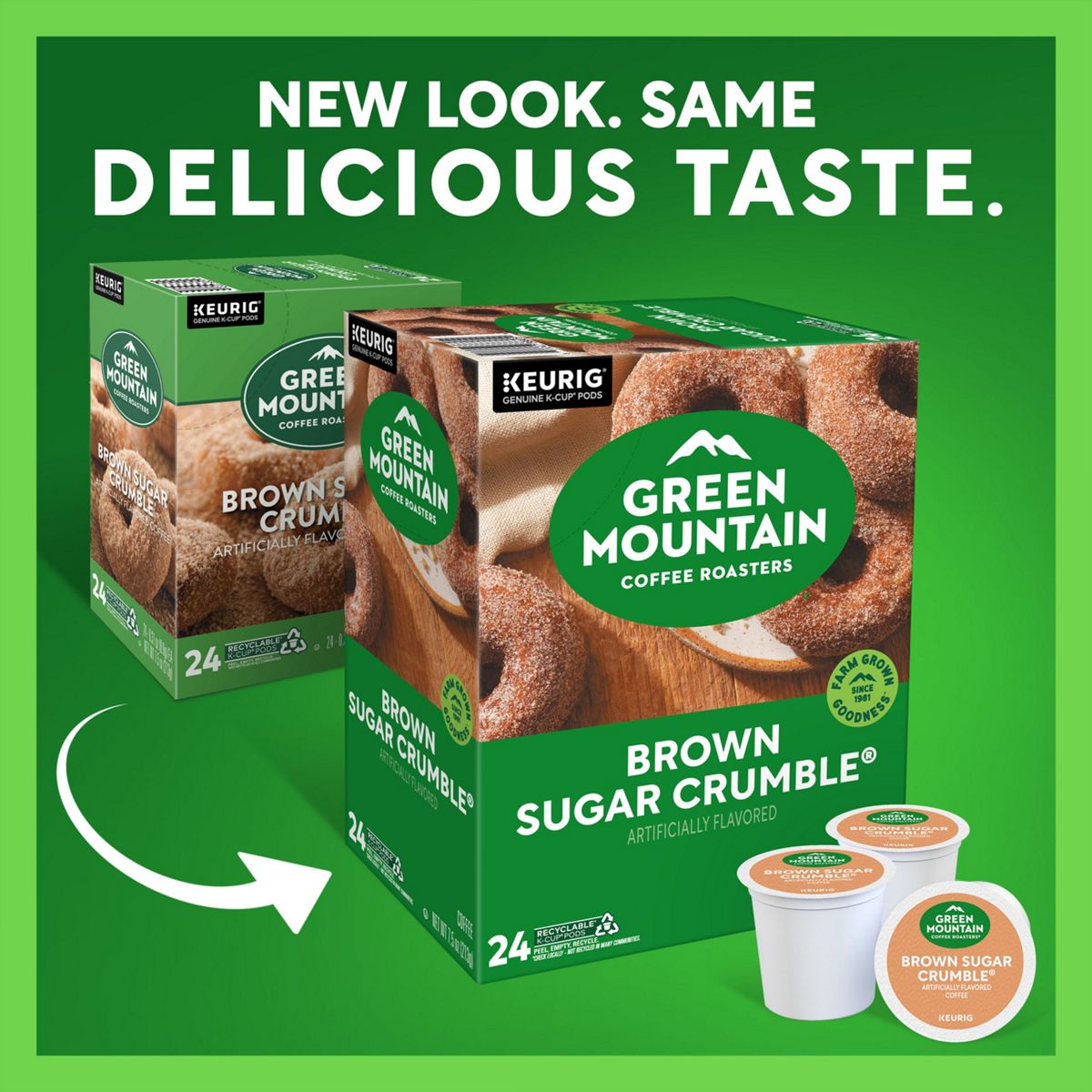 Green Mountain Coffee Roasters Brown Sugar Crumble Coffee K-Cup Pods
