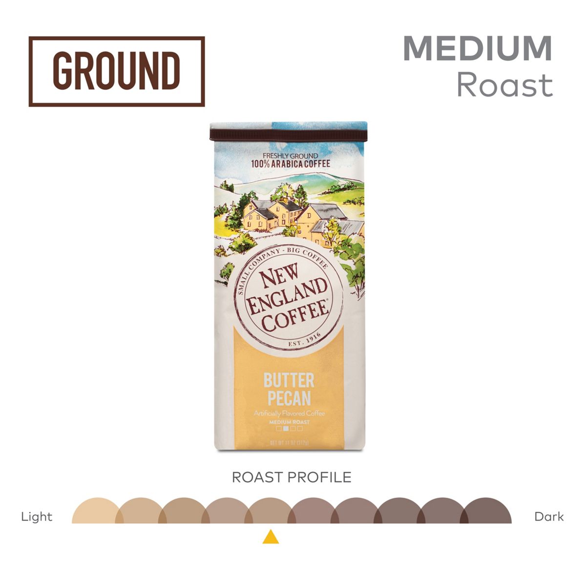 New England Coffee Butter Pecan Coffee