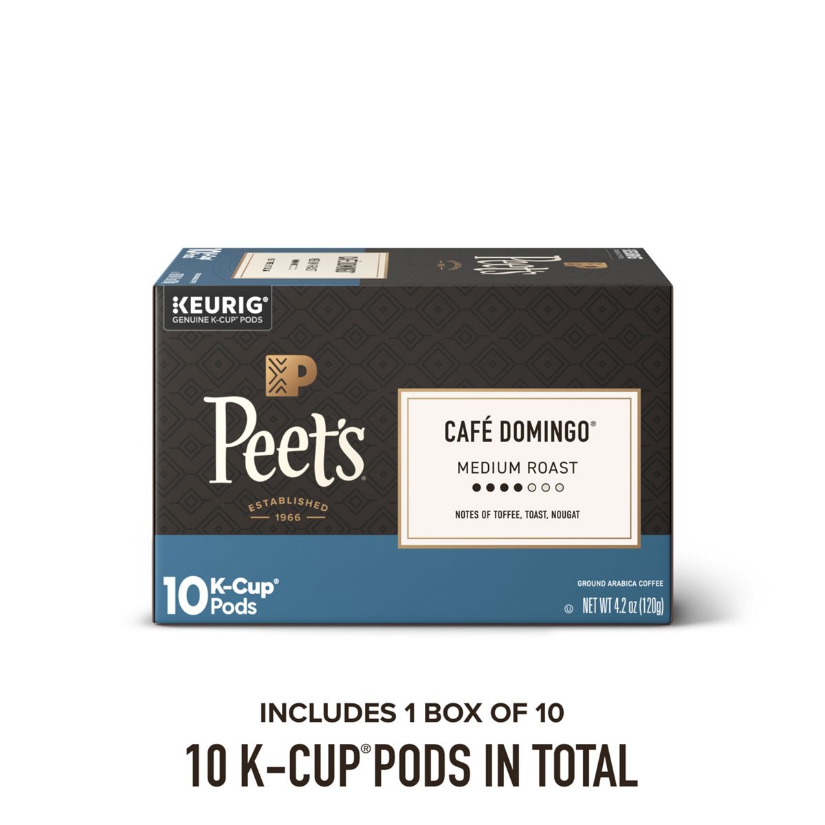 Peet's Coffee Cafe Domingo Coffee K-Cup Pods