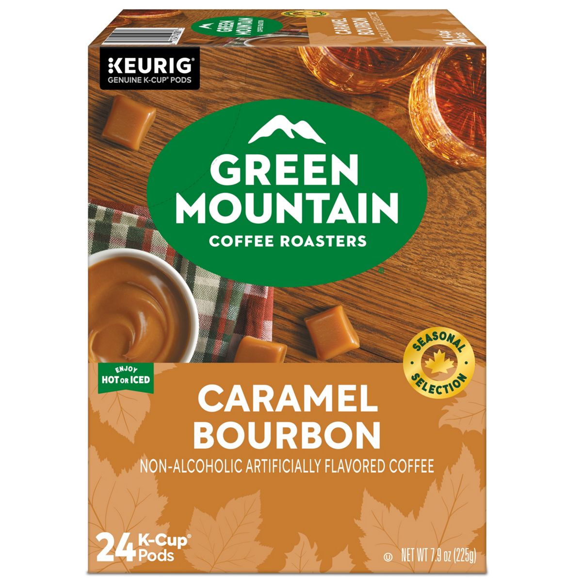 Green Mountain Coffee Roasters Caramel Bourbon Coffee K-Cup Pods