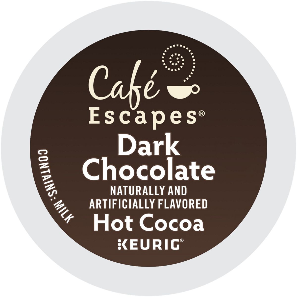 Cafe Escapes Dark Chocolate Hot Cocoa K-Cup Pods