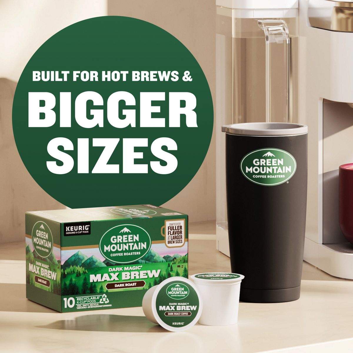 Green Mountain Coffee Roasters Dark Magic Max Brew Coffee K-Cup Pods