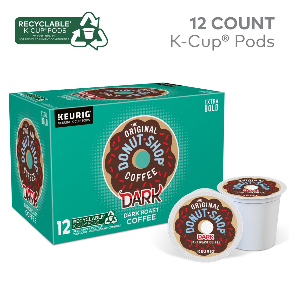 The Original Donut Shop Donut Shop Dark Coffee K-Cup Pods