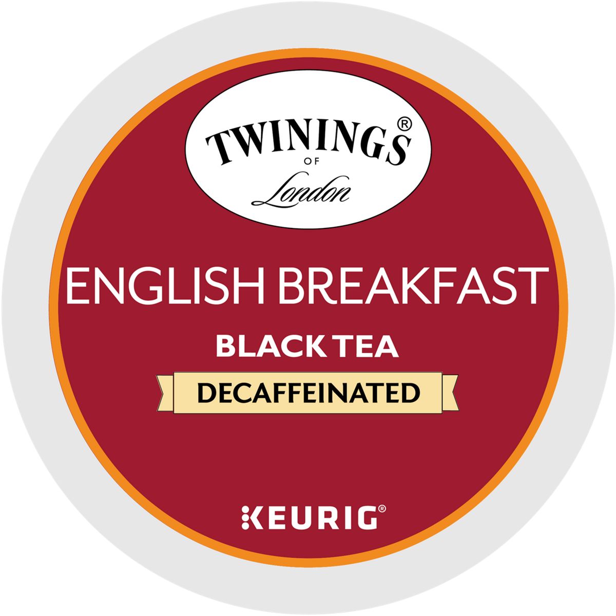 Twinings English Breakfast Decaf K-Cup Pods