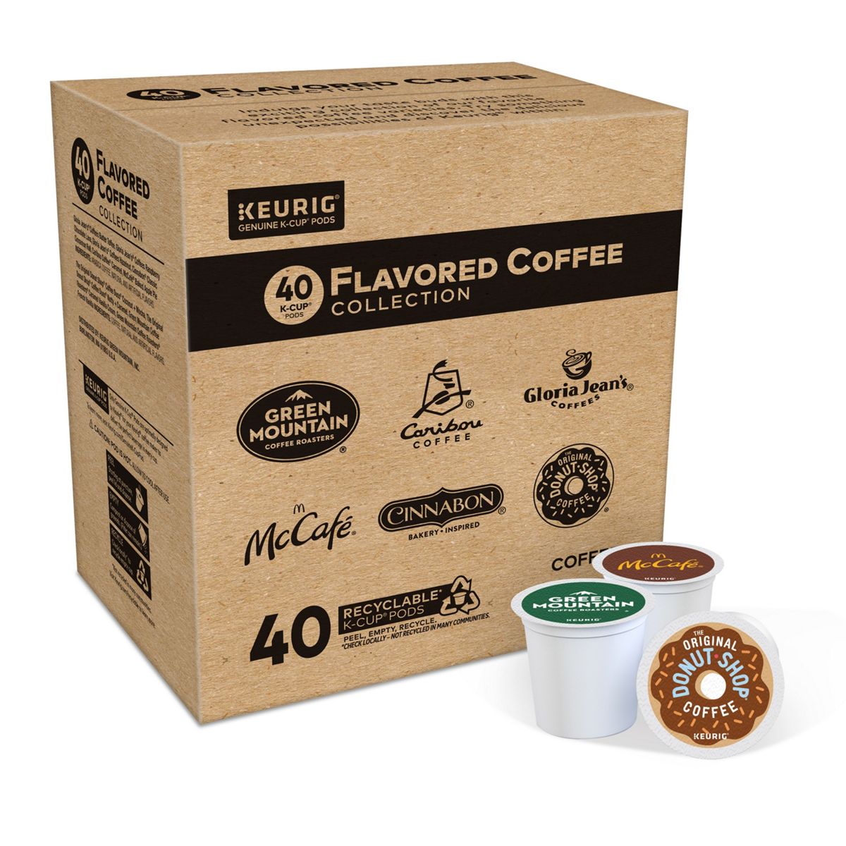 Keurig Flavored Coffee Collection Variety Pack K-Cup Pods