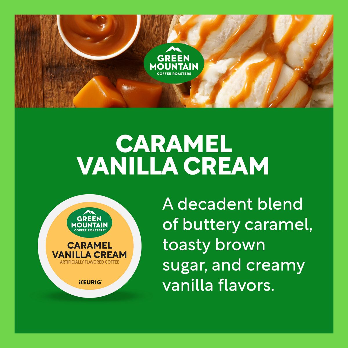 Green Mountain Coffee Roasters Variety Flavored Coffee Box K-Cup Pods