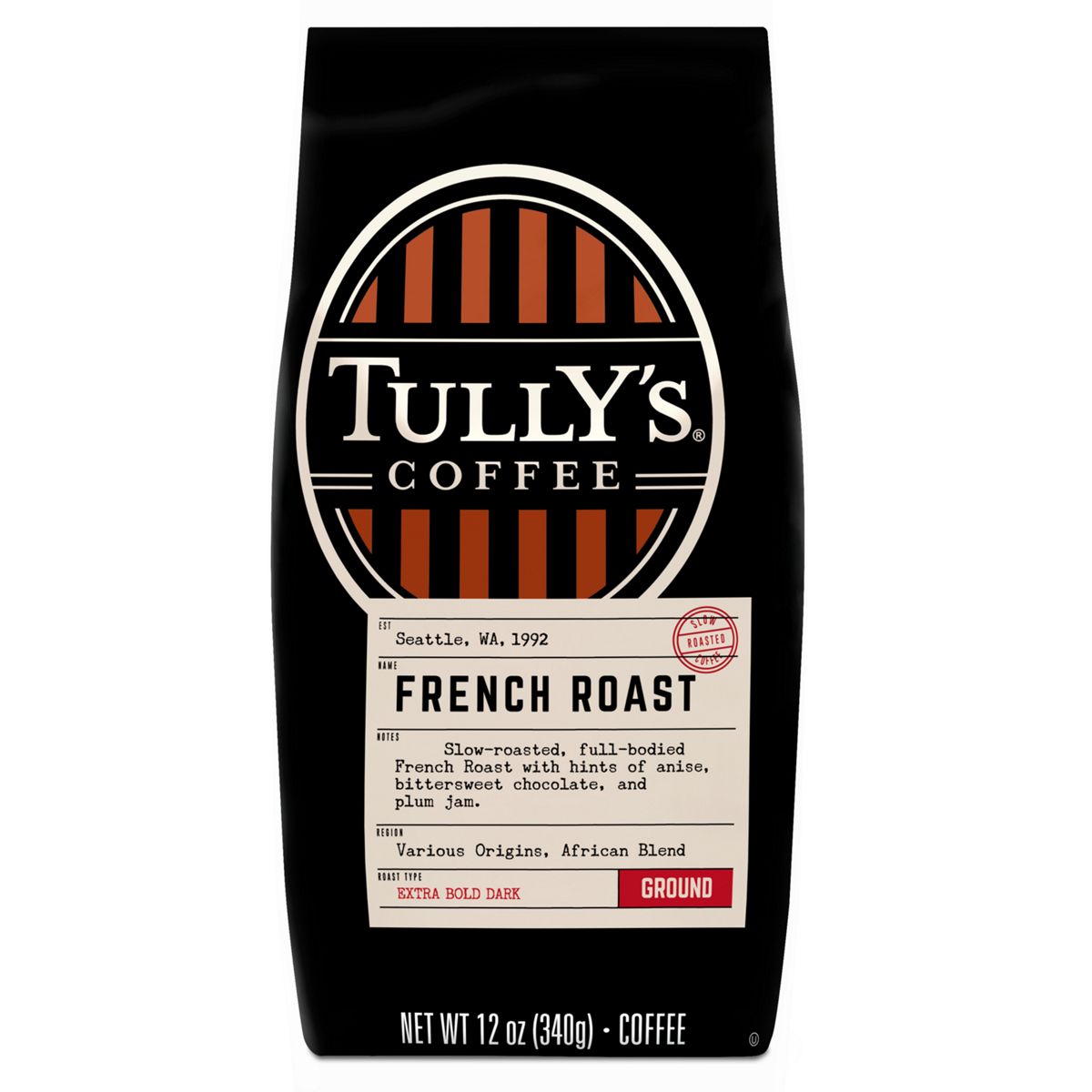 Tully's French Roast Extra Bold Coffee