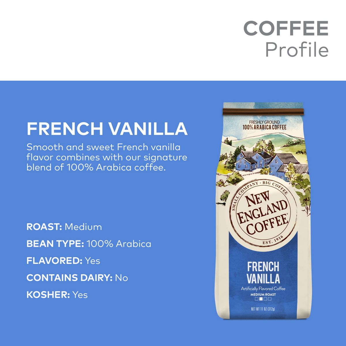 New England Coffee French Vanilla Coffee