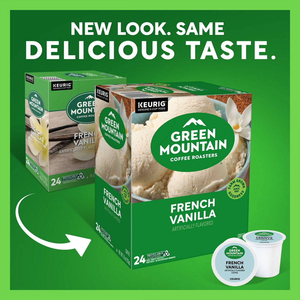 Green Mountain Coffee Roasters French Vanilla Coffee K-Cup Pods