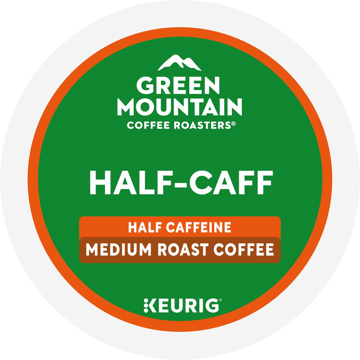 Green Mountain Coffee Roasters Half-Caff Coffee K-Cup Pods