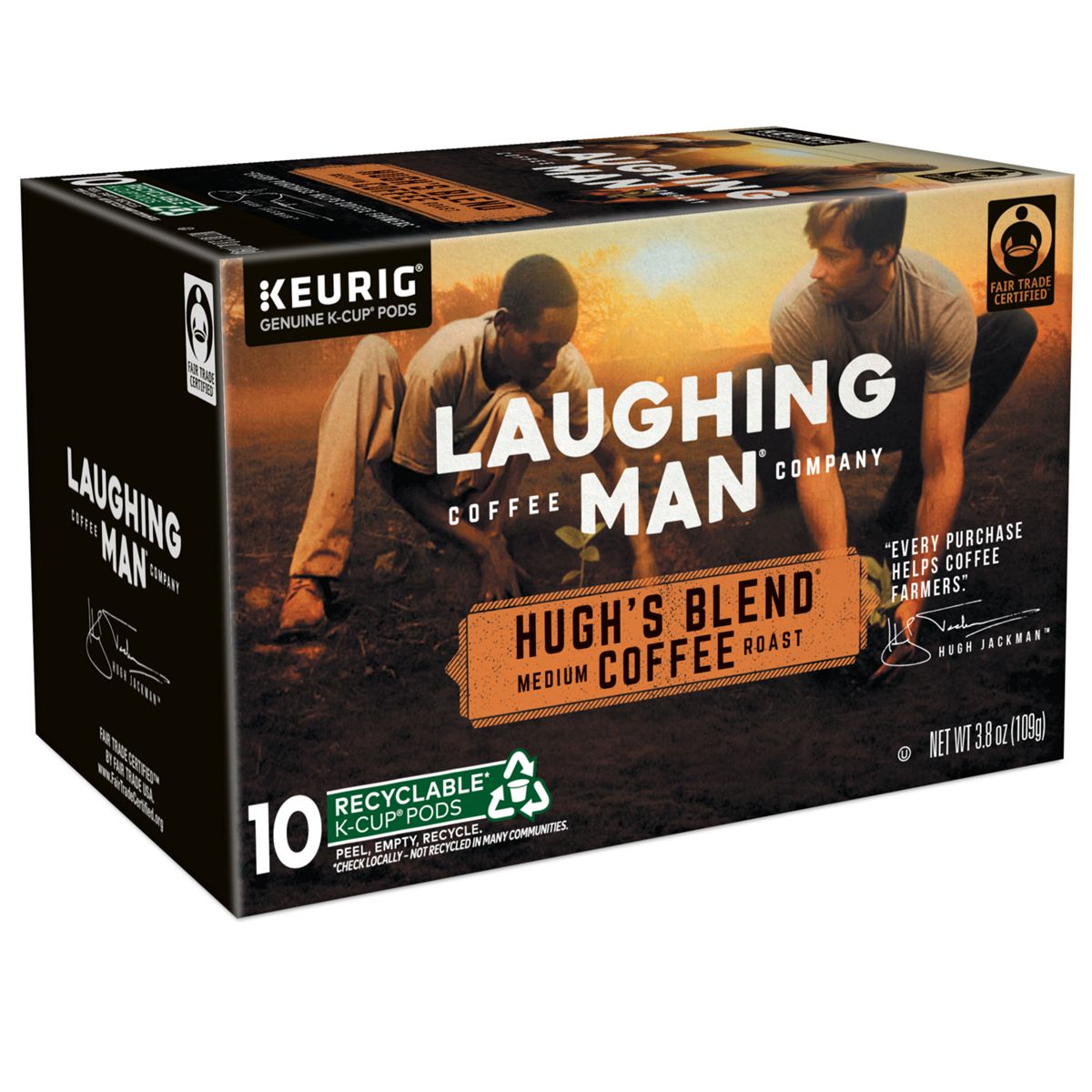 Laughing Man Hugh's Blend Coffee K-Cup Pods