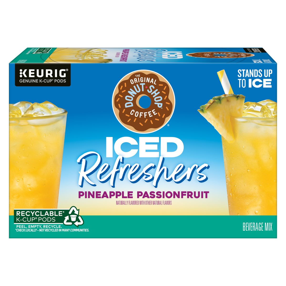 The Original Donut Shop Pineapple Passionfruit Iced Refresher K-Cup Pods