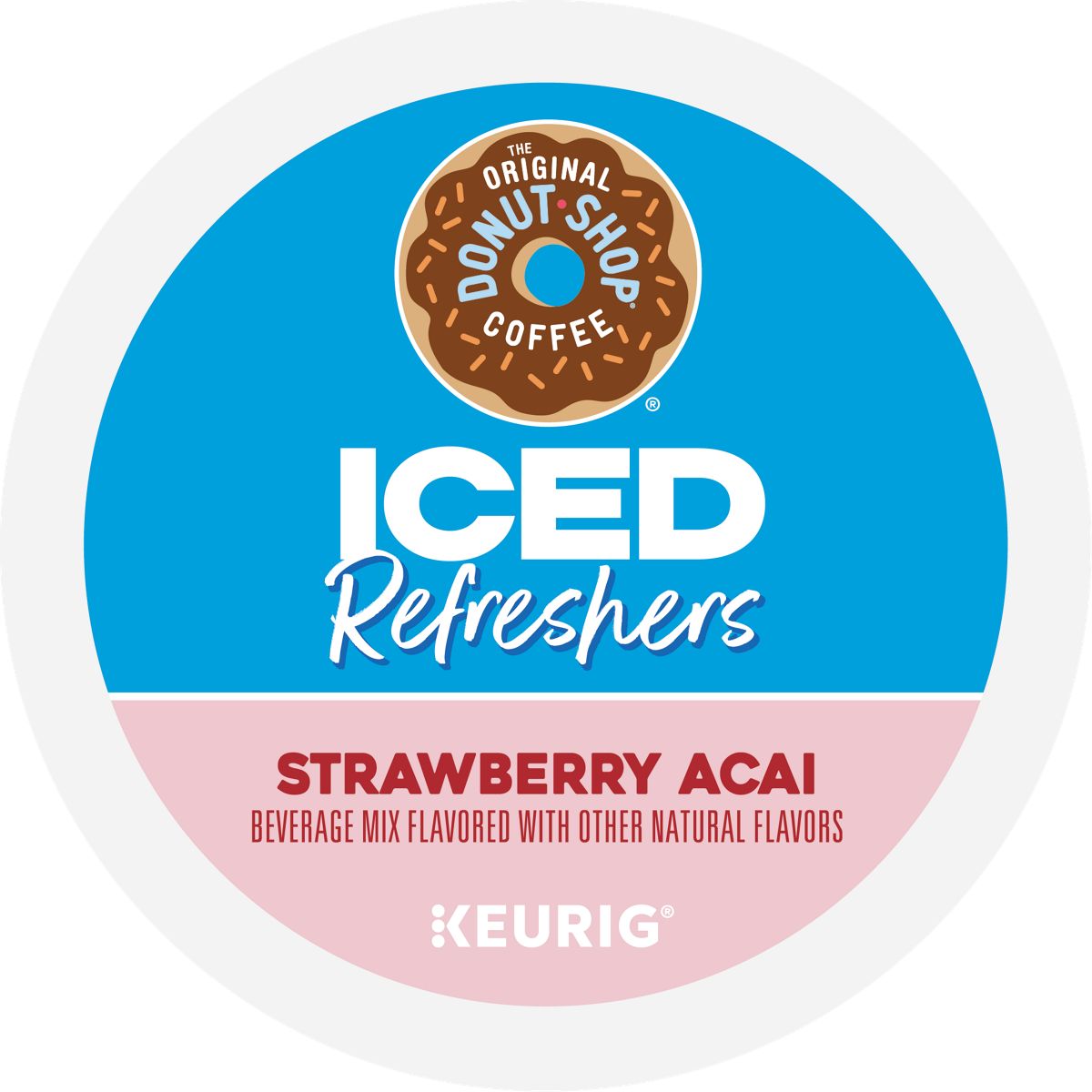 The Original Donut Shop Strawberry Acai Iced Refresher K-Cup Pods