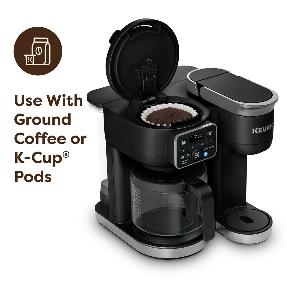 K-Duo Hot & Iced Single Serve & Carafe Coffee Maker (Gen 2)