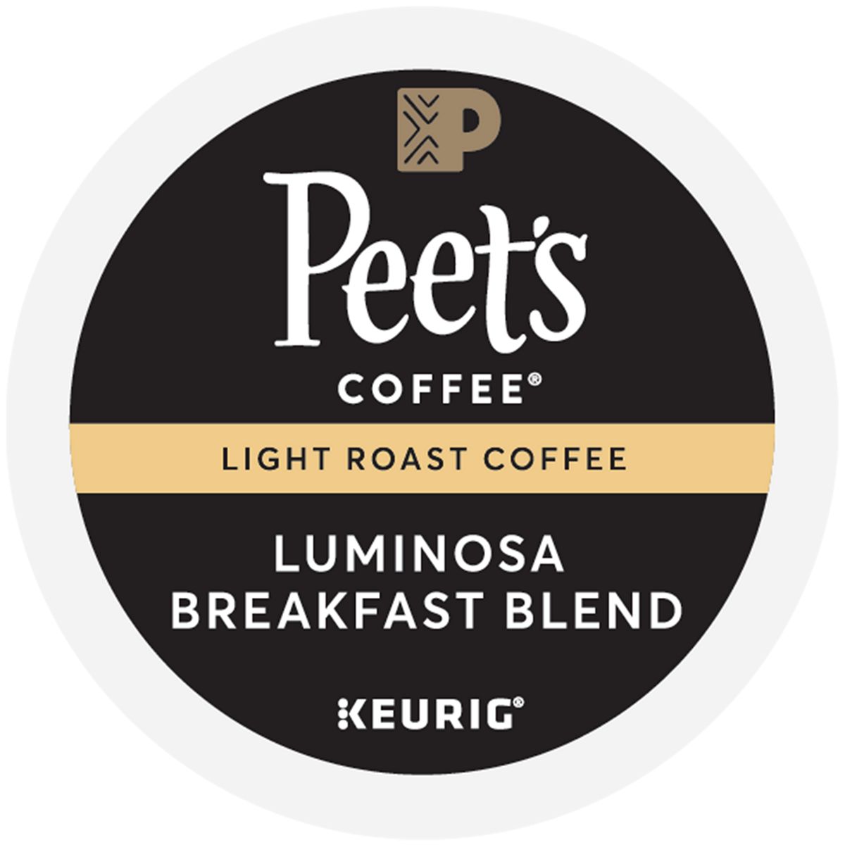 Peet's Coffee Luminosa Breakfast Blend Coffee K-Cup Pods