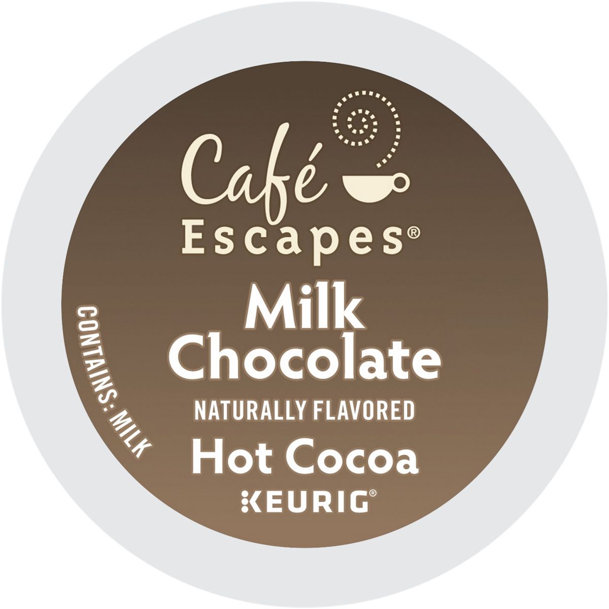 Cafe Escapes Milk Chocolate Hot Cocoa K-Cup Pods