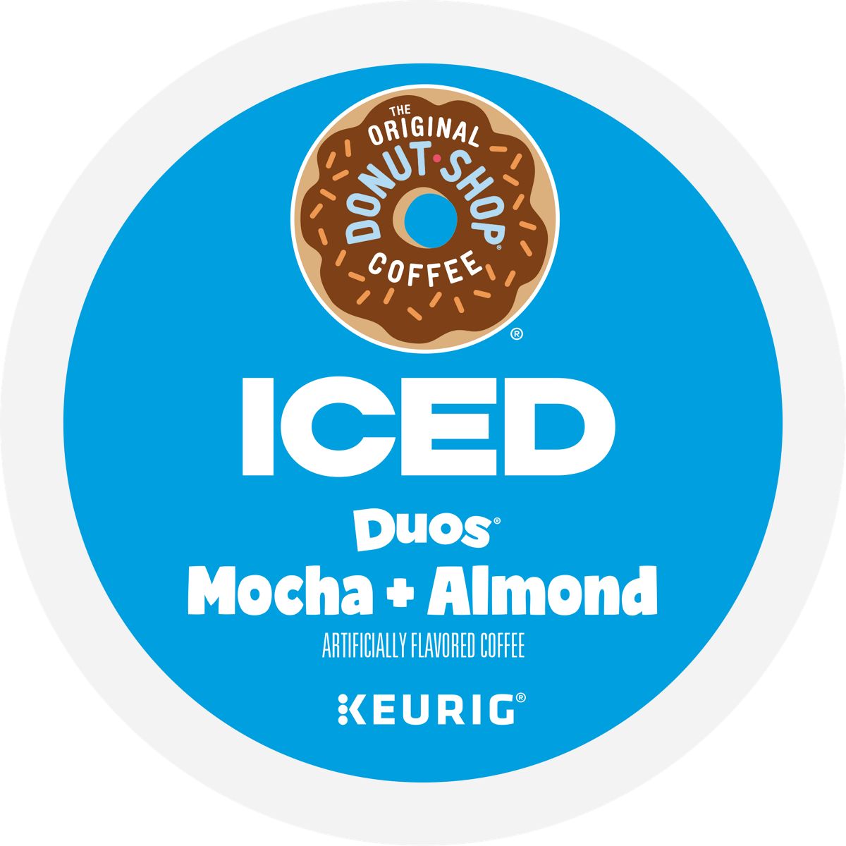 The Original Donut Shop ICED Duos Mocha + Almond Coffee K-Cup Pods