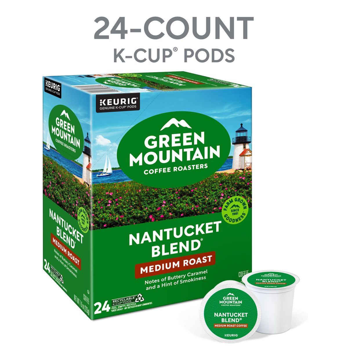 Green Mountain Coffee Roasters Nantucket Blend Coffee K-Cup Pods
