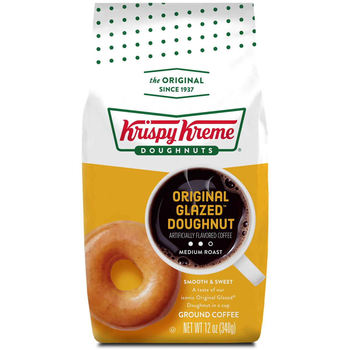 Krispy Kreme Doughnuts Coffee Original Glazed Doughnut Coffee