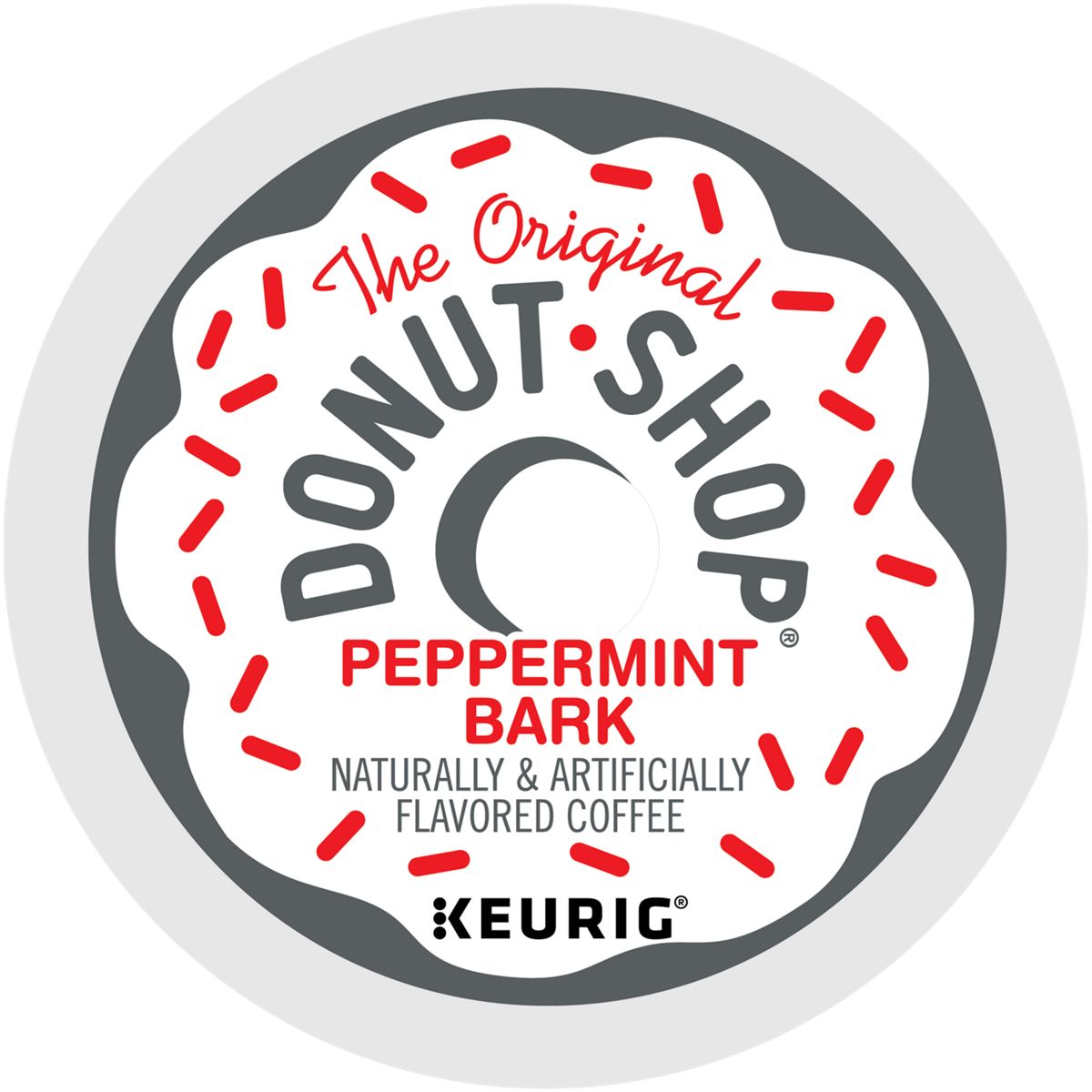 The Original Donut Shop Peppermint Bark Coffee K-Cup Pods