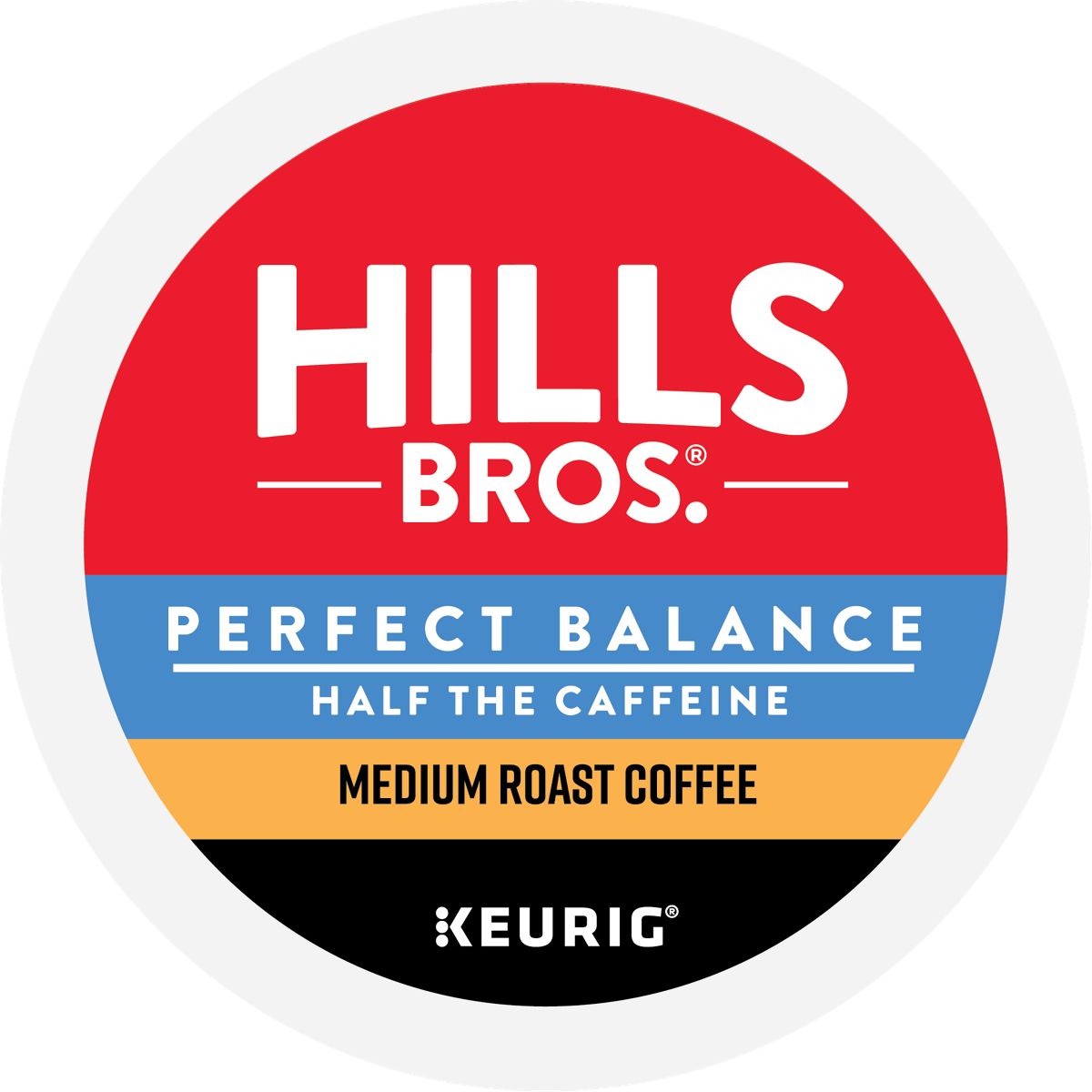 Hills Bros. Perfect Balance Coffee K-Cup Pods