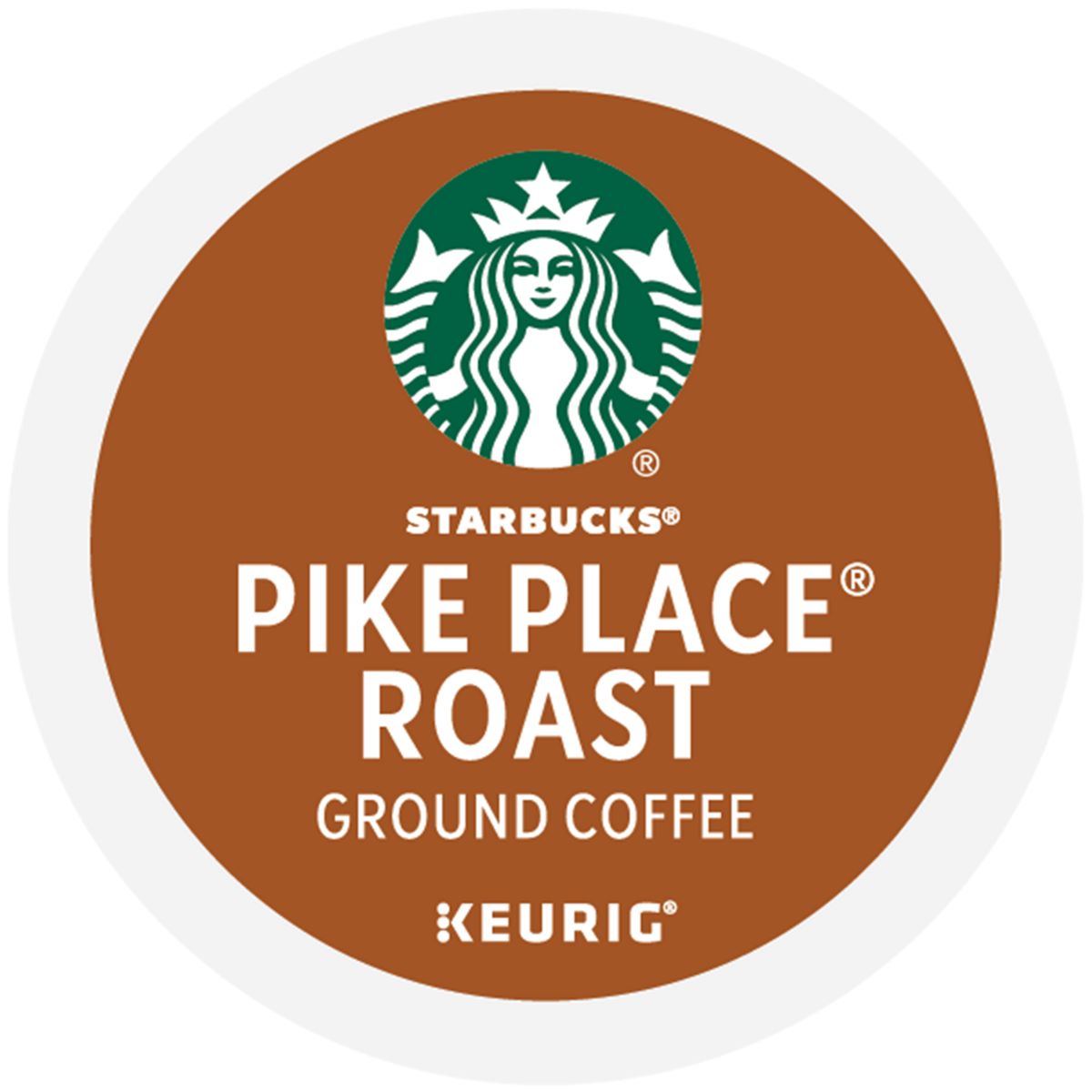 Starbucks Pike Place Roast Coffee K-Cup Pods