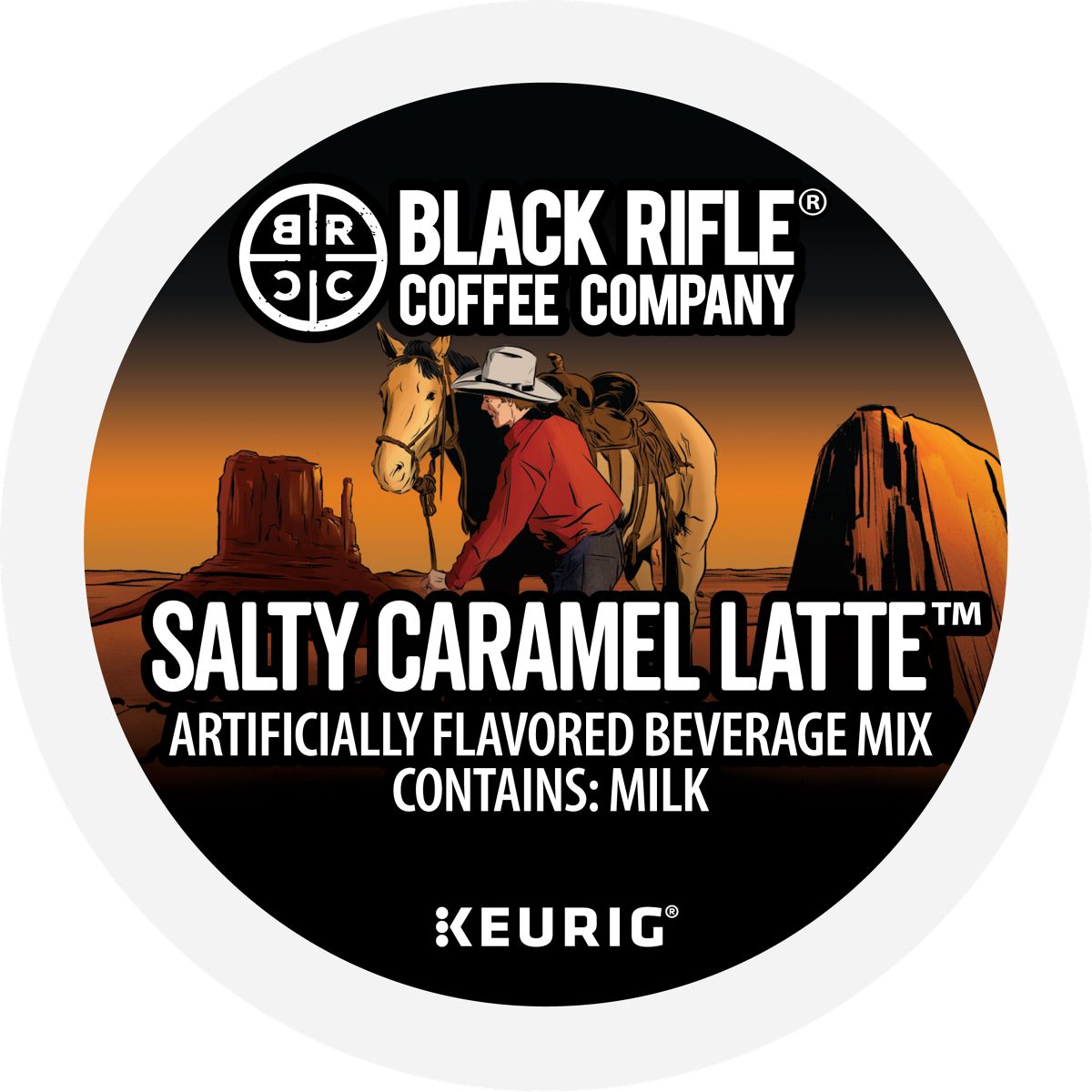 Black Rifle Coffee Company Salty Caramel Latte K-Cup Pods