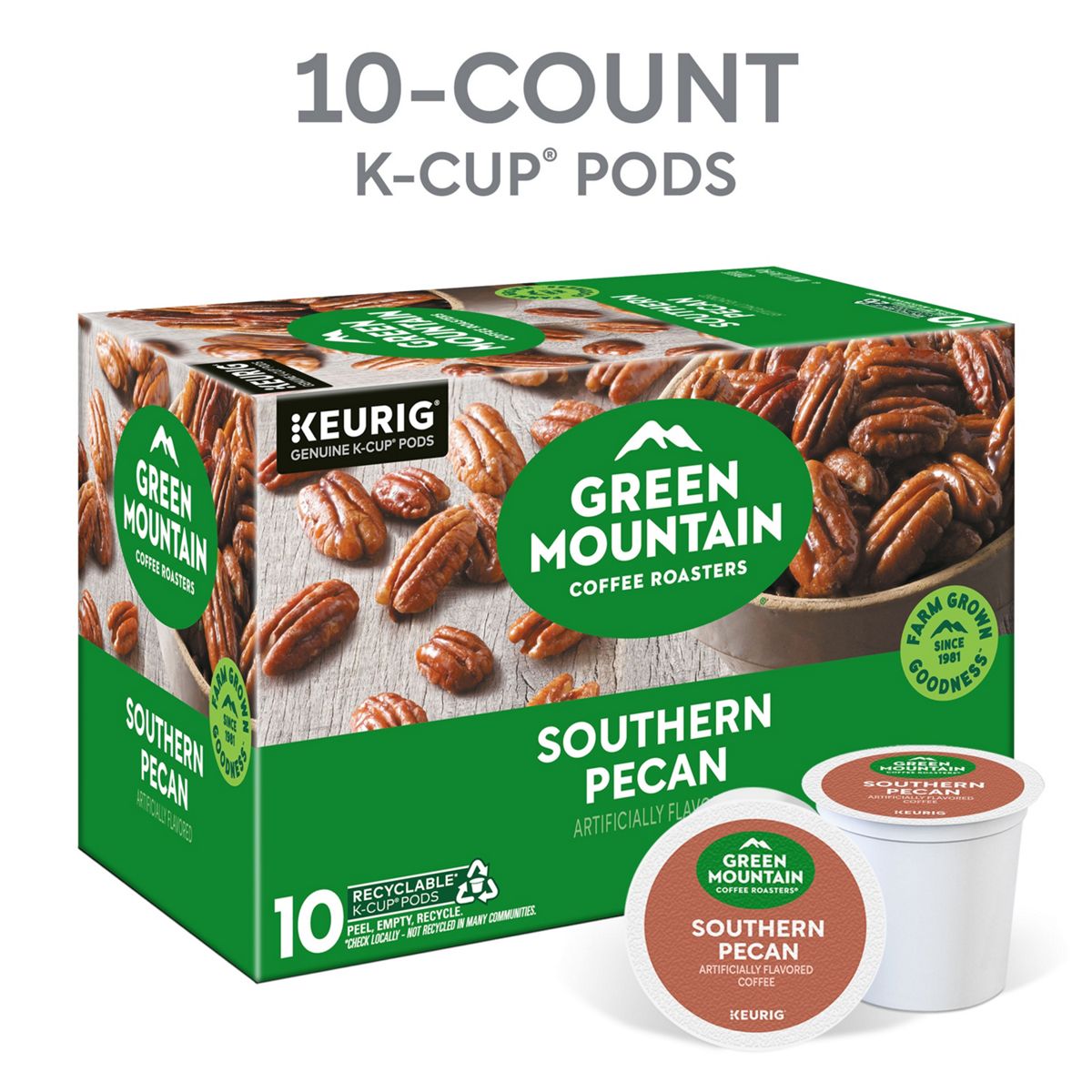 Green Mountain Coffee Roasters Southern Pecan Coffee K-Cup Pods