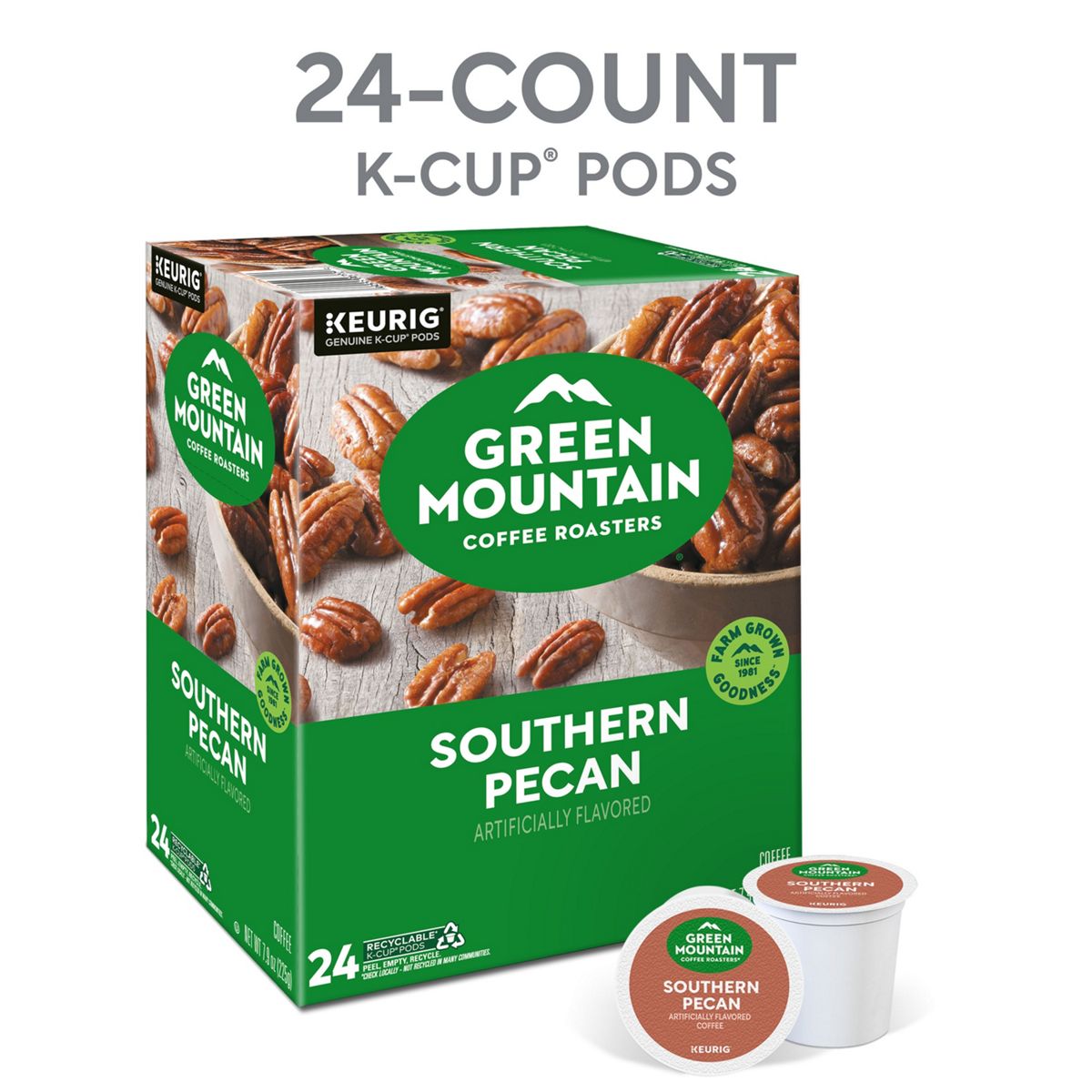 Green Mountain Coffee Roasters Southern Pecan Coffee K-Cup Pods