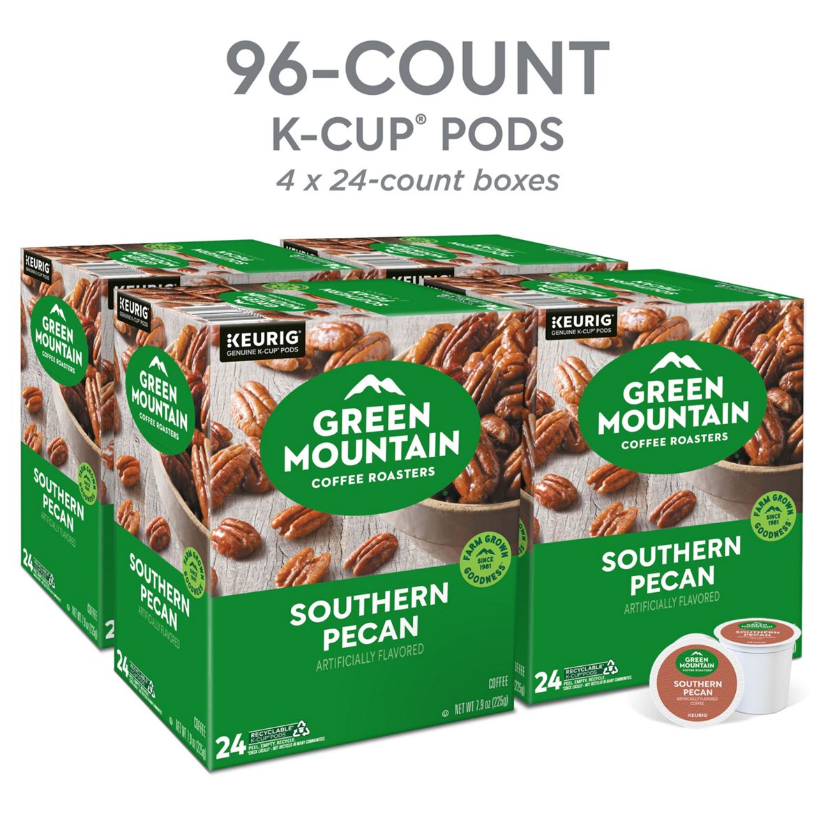 Green Mountain Coffee Roasters Southern Pecan Coffee K-Cup Pods