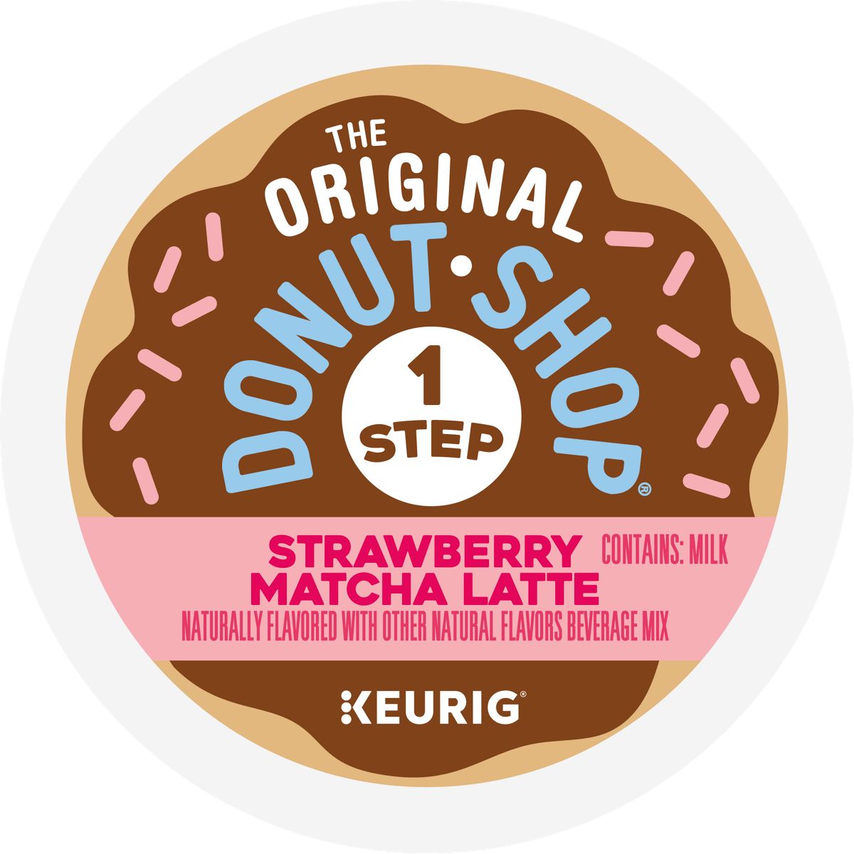 The Original Donut Shop Strawberry Matcha Latte K-Cup Pods