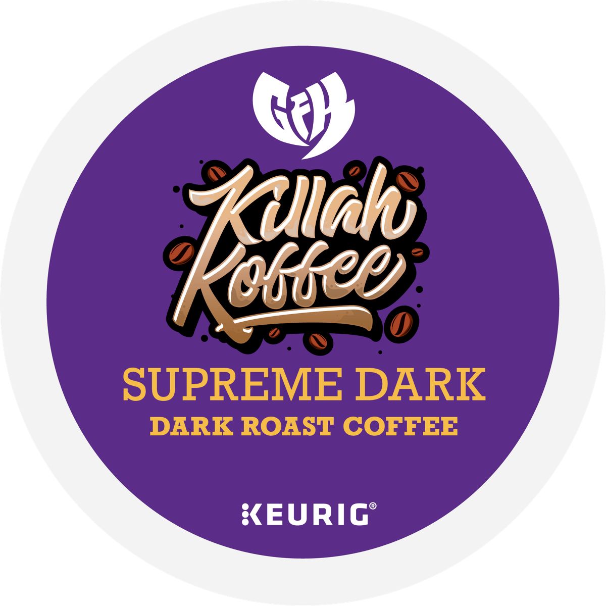 Killah Koffee Supreme Dark Roast Coffee K-Cup Pods