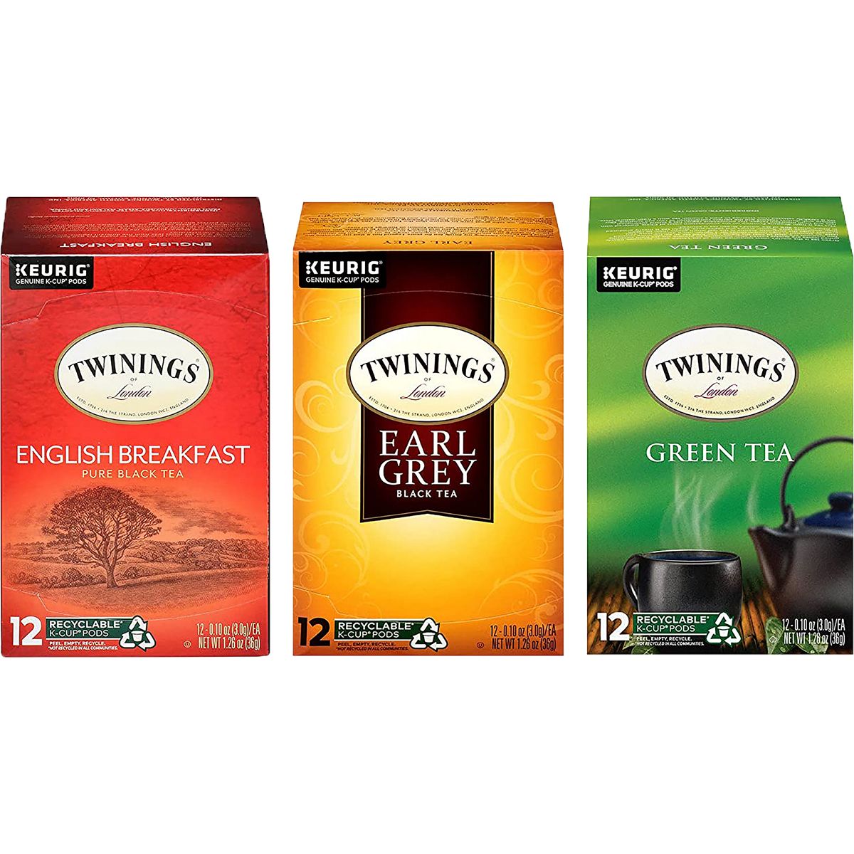 Twinings Tea Sampler Variety Pack K-Cup Pods