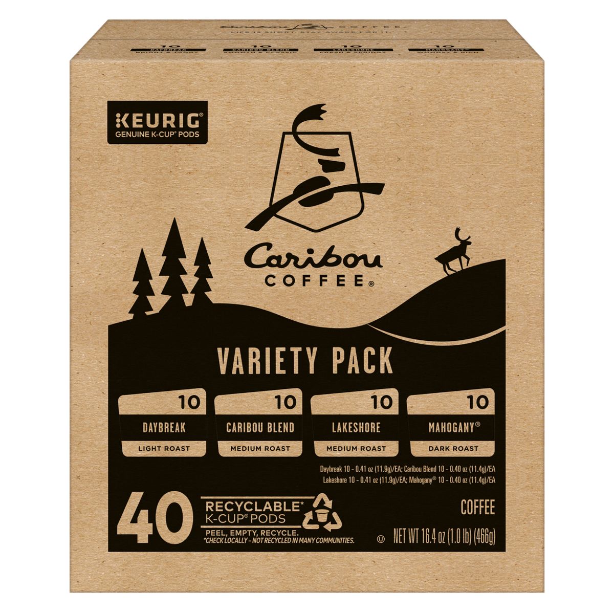 Caribou Coffee Caribou Variety Pack K-Cup Pods