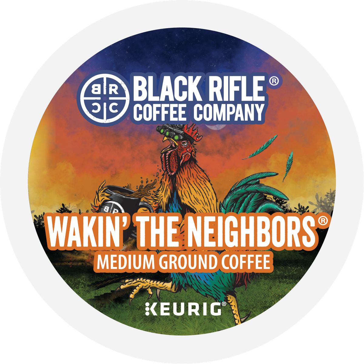 Black Rifle Coffee Company Wakin' The Neighbors Coffee K-Cup Pods