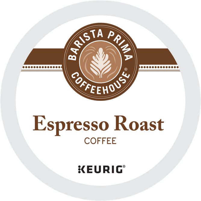 Barista Prima Coffee Espresso Roast Coffee K-Cup Pods