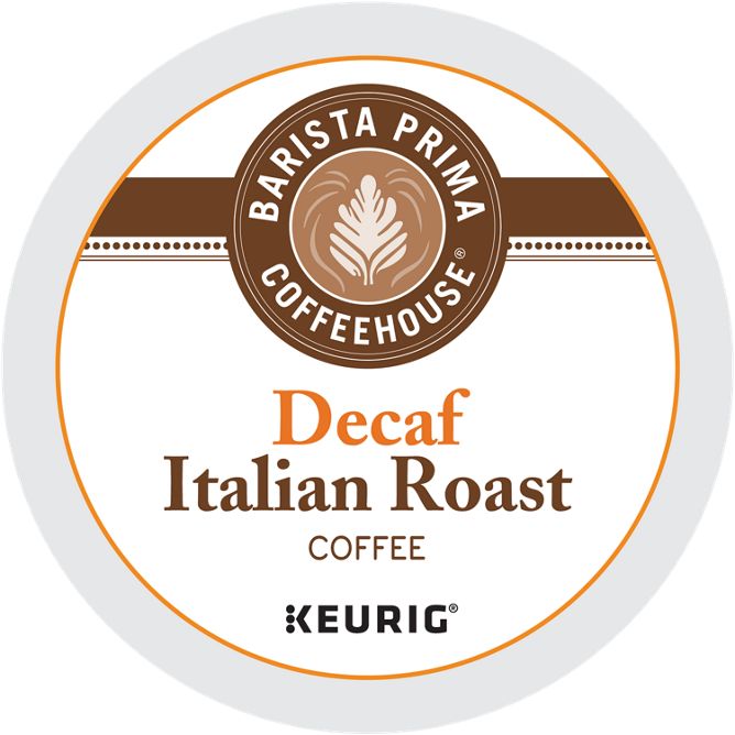 Barista Prima Coffee Italian Roast (DECAF) K-Cup Pods