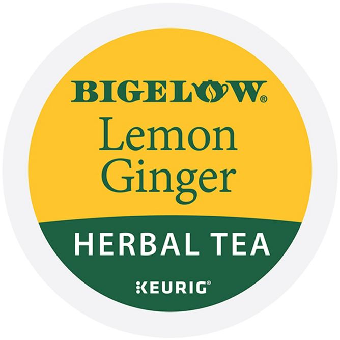 Bigelow Tea Lemon Ginger Herbal Tea K-Cup Pods