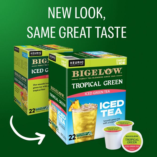 Bigelow Tea Tropical Iced Green Tea K-Cup Pods