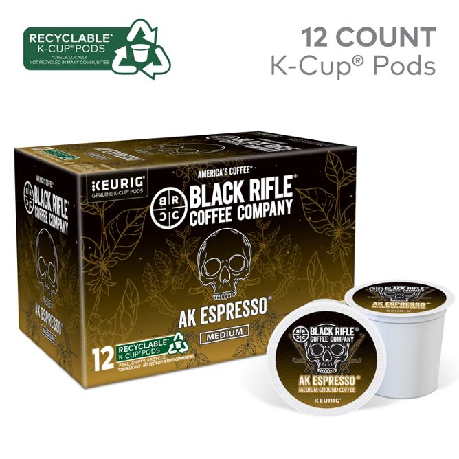 Black Rifle Coffee AK Espresso K-Cup Pods