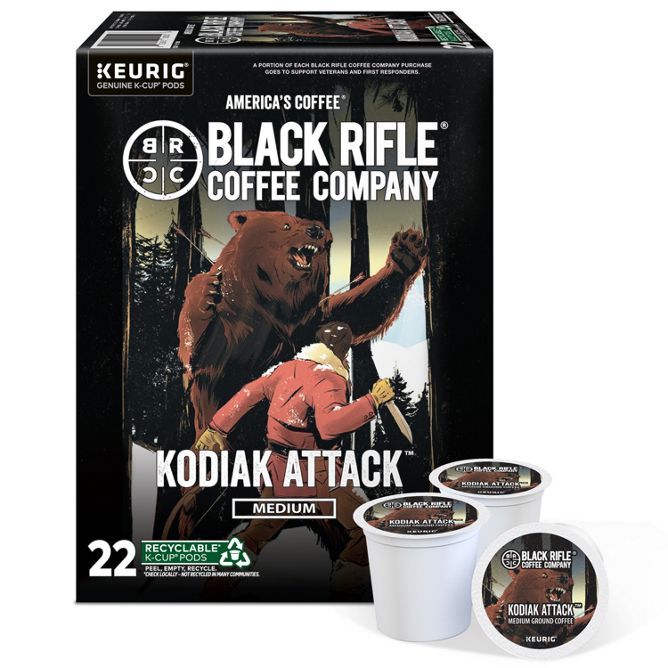Black Rifle Coffee Kodiak Attack K-Cup Pods