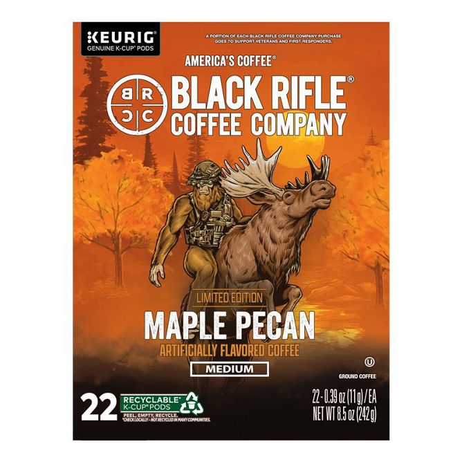 Black Rifle Coffee Maple Pecan Coffee K-Cup Pods