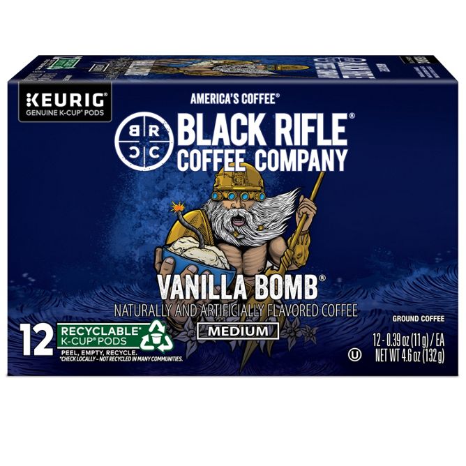 Black Rifle Coffee Vanilla Bomb K-Cup Pods