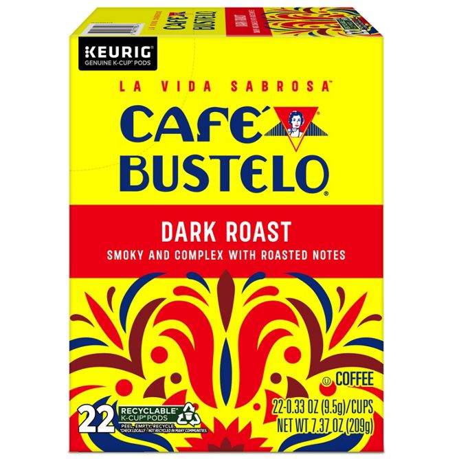 Cafe Bustelo Dark Roast K-Cup Pods