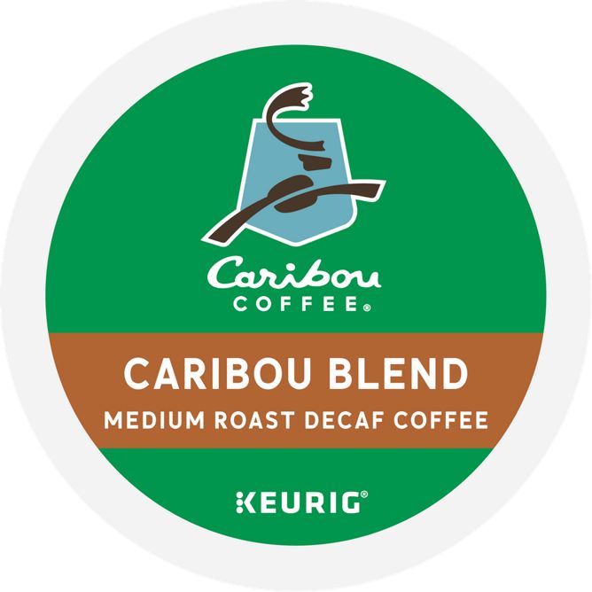 Caribou Coffee Blend (Decaf) K-Cup Pods