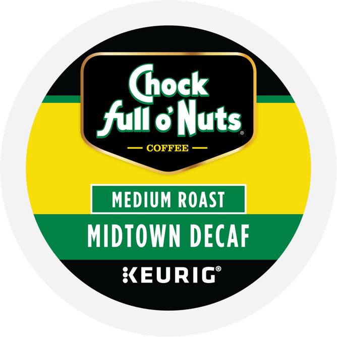 Chock full o'Nuts Midtown Decaf K-Cup Pods