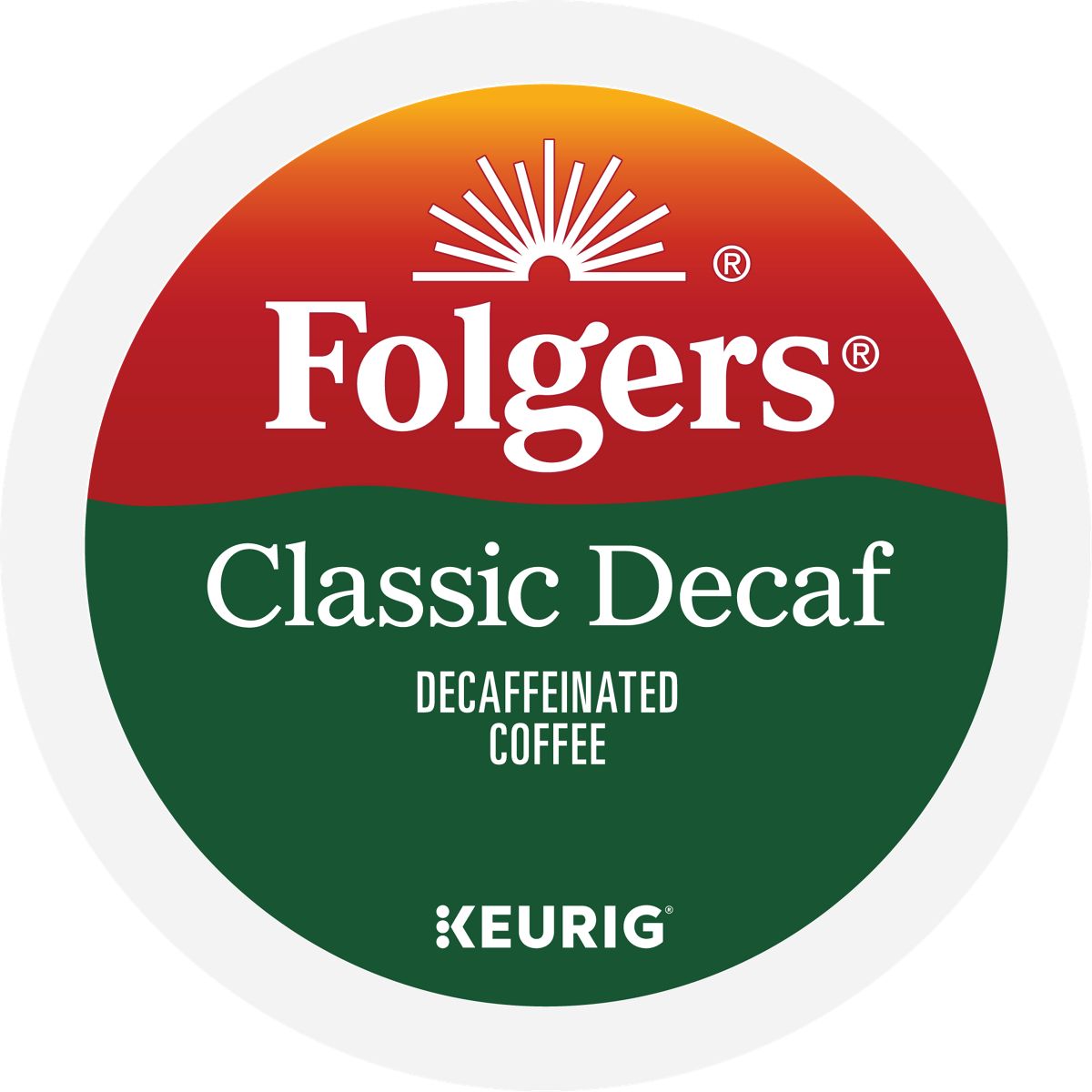 Folgers Classic Decaf Roast Coffee K-Cup Pods